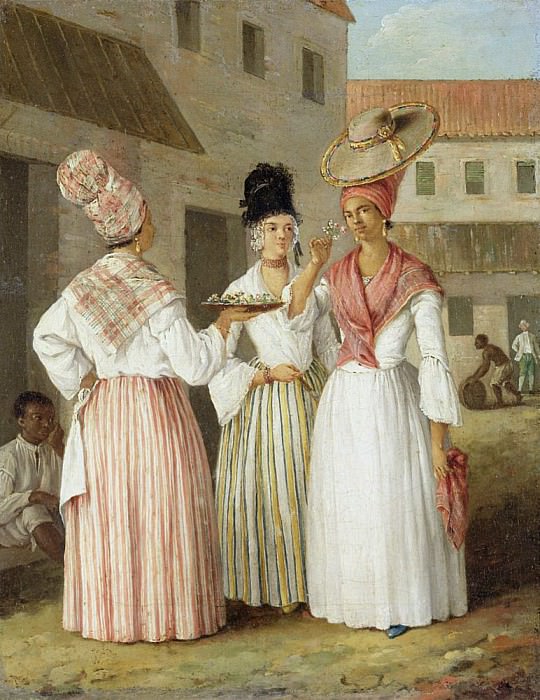 A West Indian Flower Girl and Two Other Free Women of Colour. Agostino Brunias