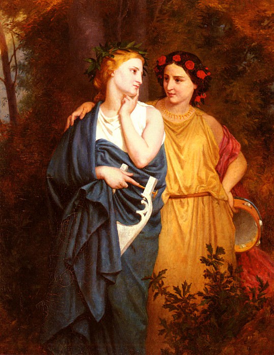 Philomela And Procne. Elizabeth Jane Gardner (Bouguereau)
