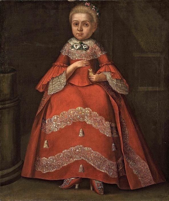 Portrait of Ekaterina Nikolaevna Tishinina as a child