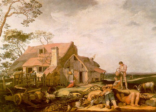 Landscape With Peasants Resting. Abraham Bloemaert