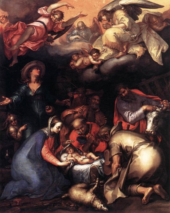 Adoration Of The Shepherds. Abraham Bloemaert