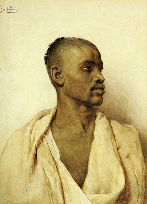 Portrait Of An Arab Man. Frederico Bartolini