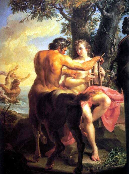 The Education Of Achilles. Pompeo Girolamo Batoni
