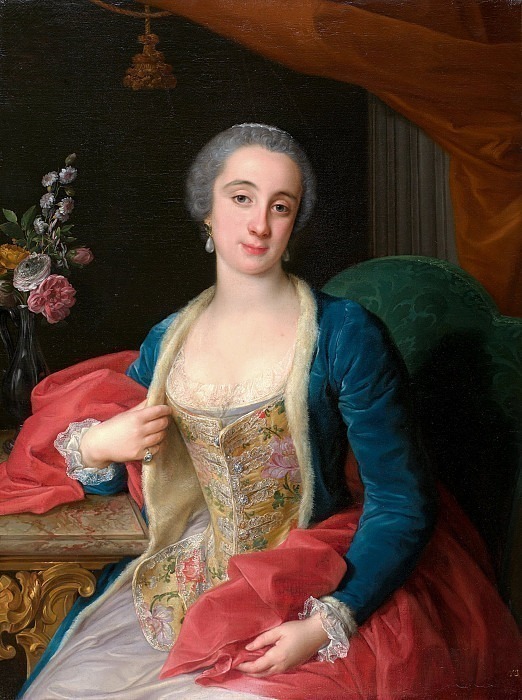 Portrait of Duchess Sforza Cesarini (d.1765). Pompeo Girolamo Batoni