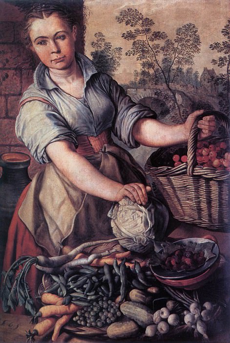 Vegetable Seller. Joachim Beuckelaer