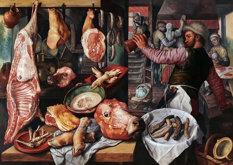 The Butchers Shop. Joachim Beuckelaer