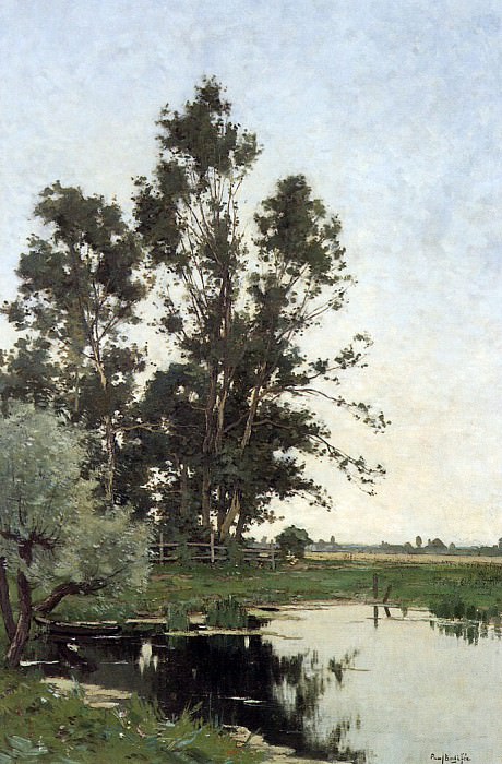 Landscape with trees. Johannes Bodifee