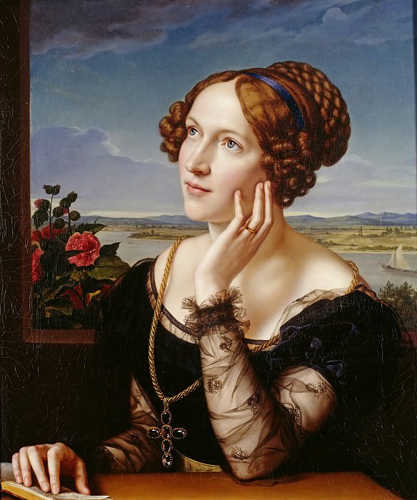 Wilhelmine Begas, the Artists Wife. Karl Joseph Begas