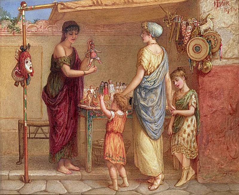 The Toy Seller. Augustus Jules Bouvier