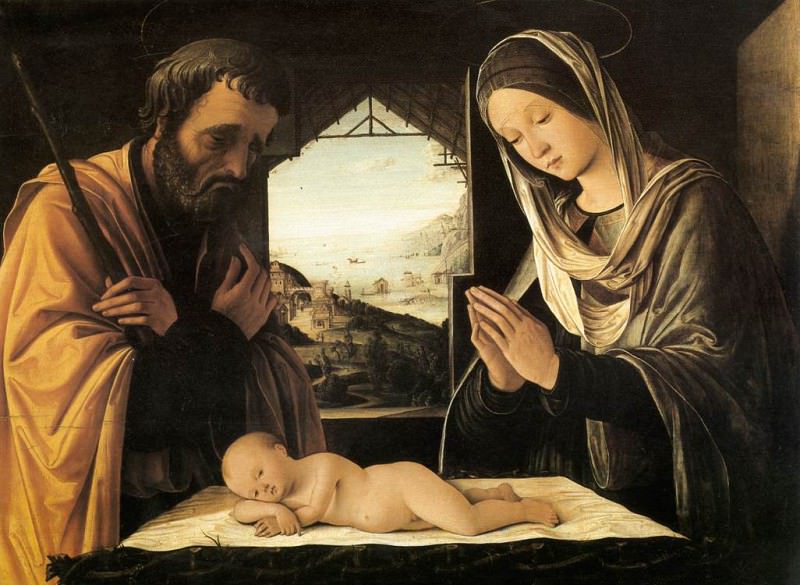 Nativity. Lorenzo Costa