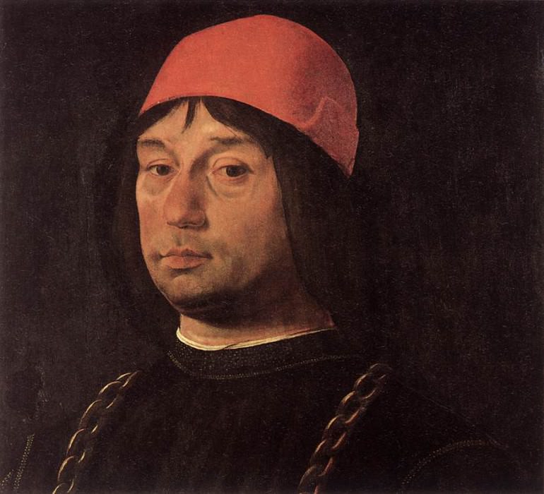 Portrait Of Giovanni Bentivoglio. Lorenzo Costa