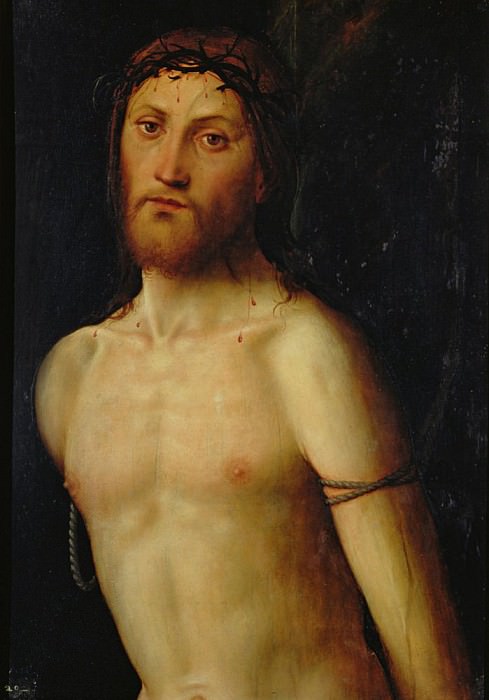 Christ Tied to the Column. Lorenzo Costa