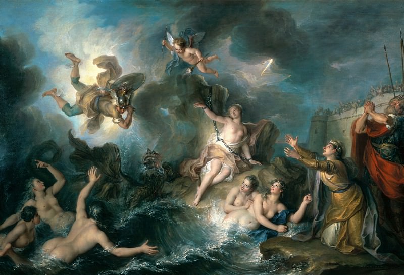 Perseus Rescuing Andromeda. Charles Antoine Coypel