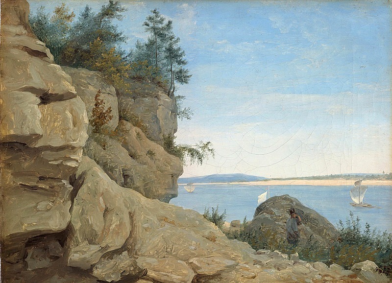 On the Volga. Cliff. Grigory Grigoryevich Chernetsov