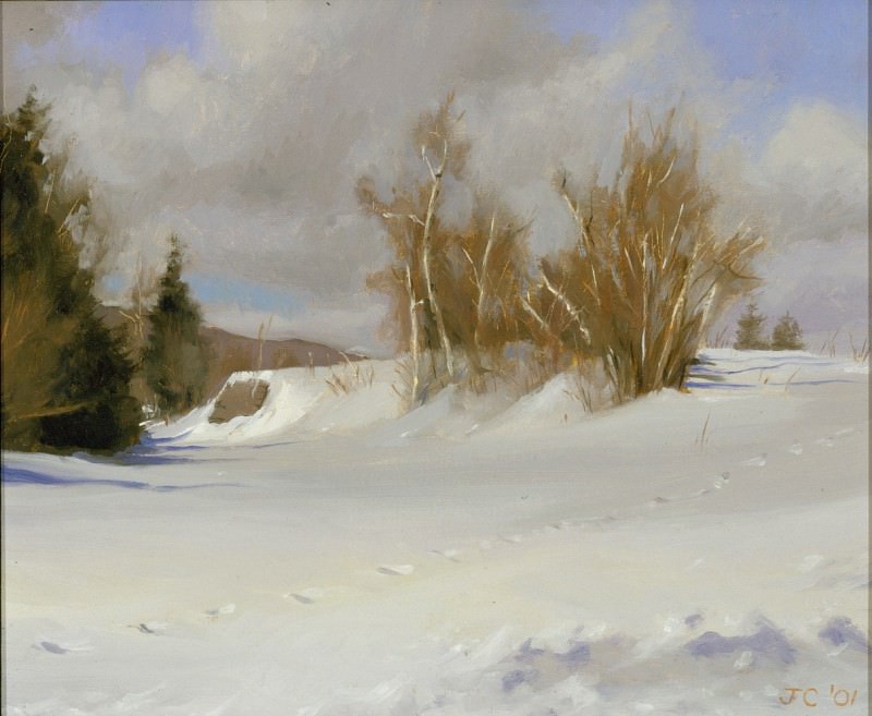 Tracks in Snow. Jacob Collins