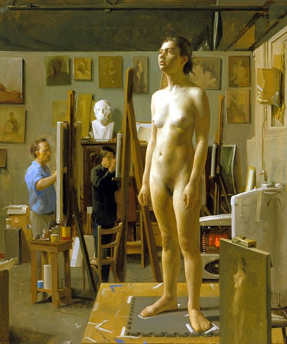 In the Atelier. Jacob Collins