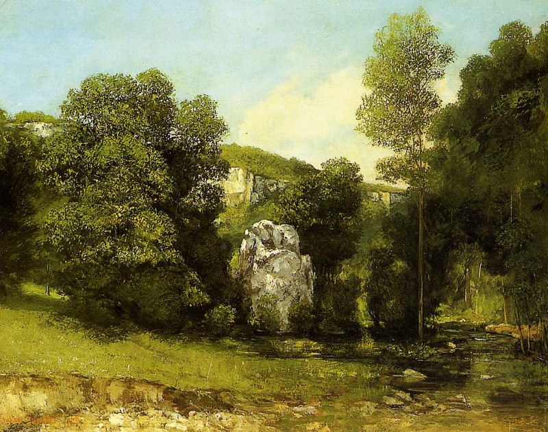 La Ruisseau de la Breme. Gustave Courbet
