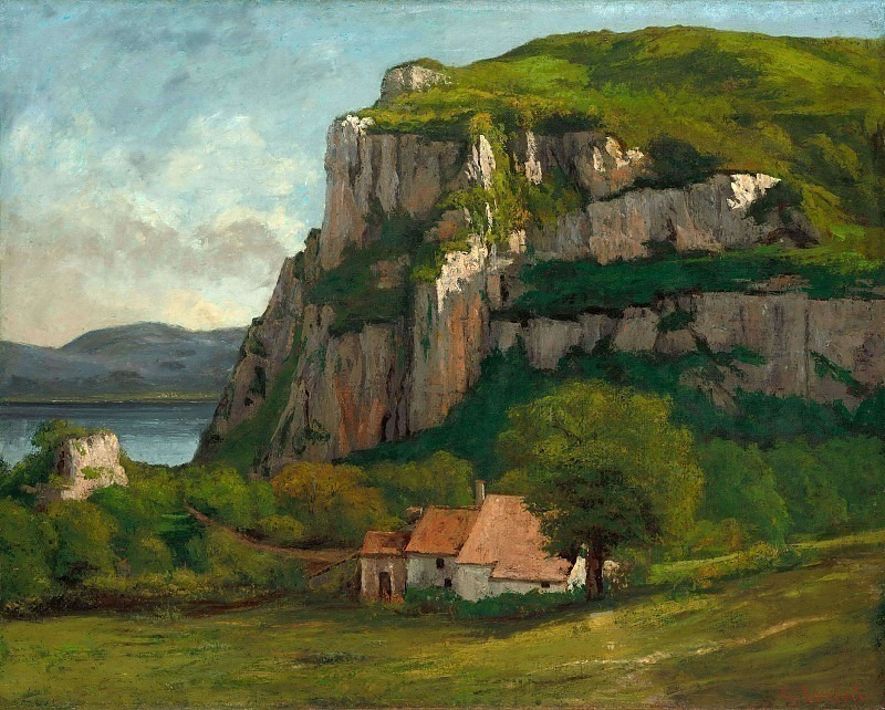 The Rock of Hautepierre. Gustave Courbet