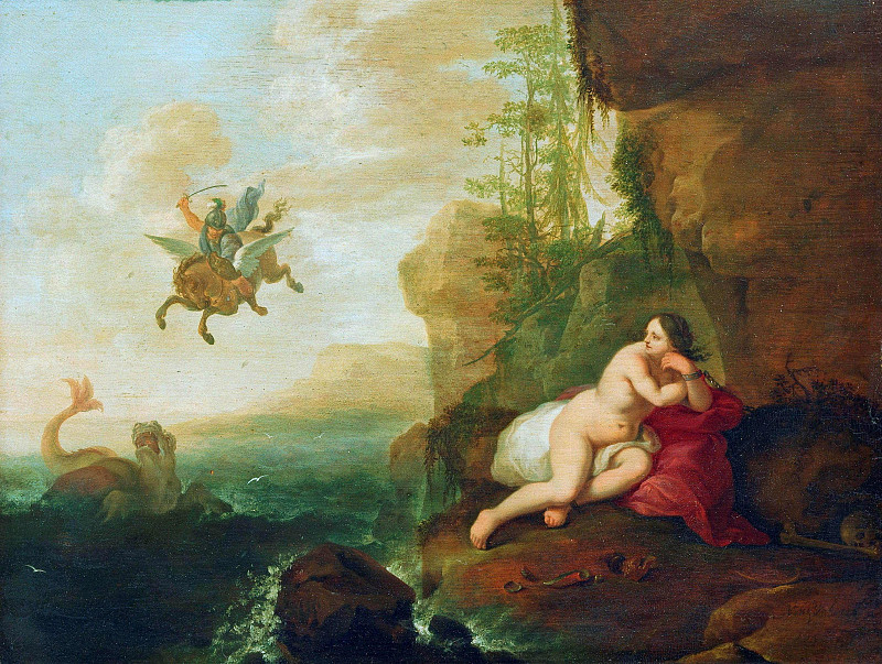 Perseus And Andromeda. Abraham van Cuylenborch