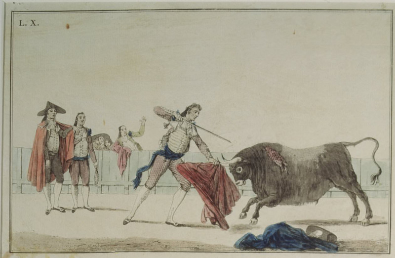 Suerte de Matar (Bullfighting Stage). Antonio Carnicero