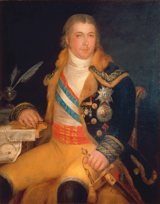 Manuel Godoy. Antonio Carnicero