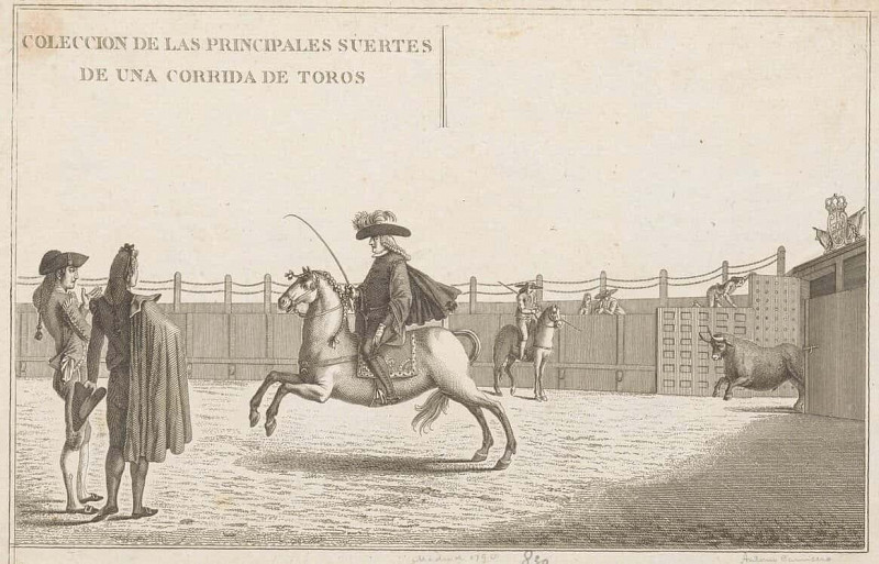 Bullfighters in an Arena (Collection of the Main Maneuvers of a Bullfight series). Antonio Carnicero