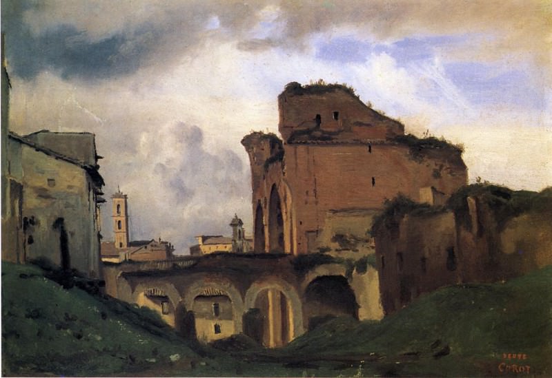 Basilica of Constantine. Jean-Baptiste-Camille Corot