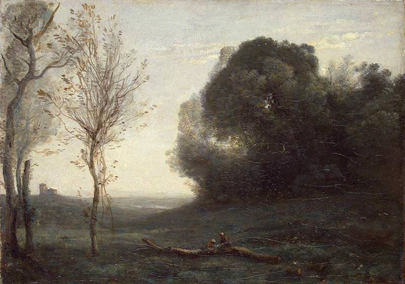 Morning. Jean-Baptiste-Camille Corot