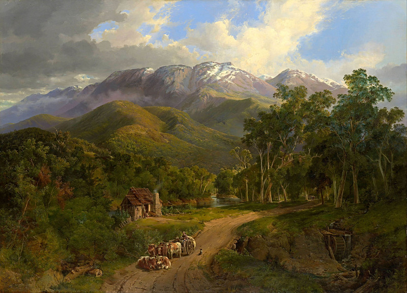 The Buffalo Ranges. Nicholas Chevalier