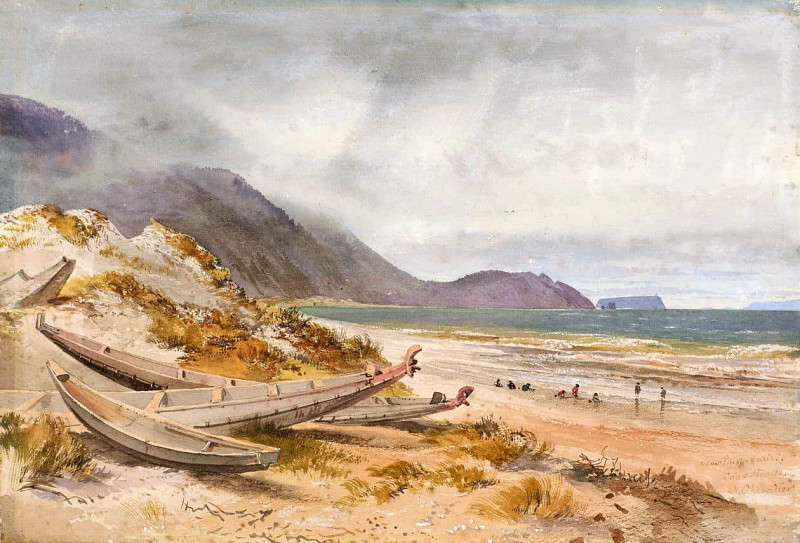 Near Paekakariki, Cook Strait. Nicholas Chevalier