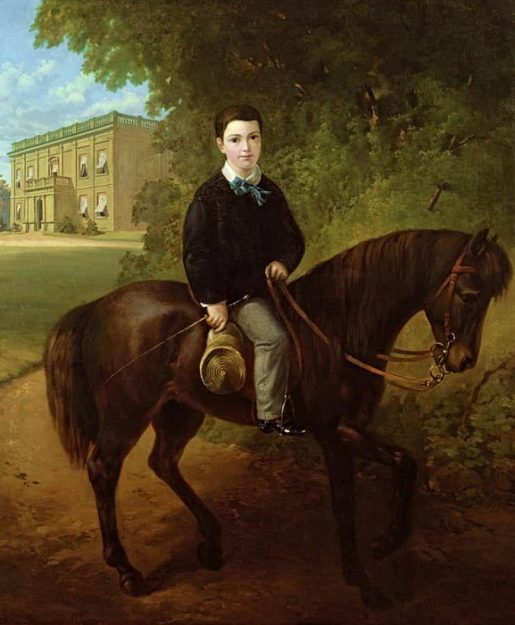 Portrait of Master George Holmes. Nicholas Chevalier