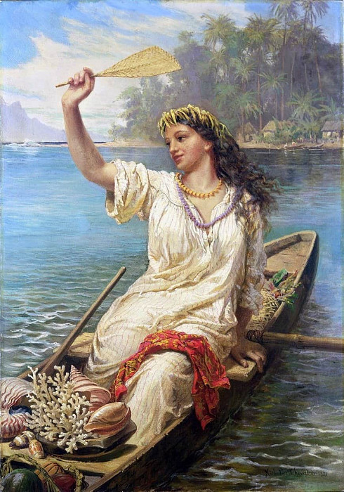 South Seas Beauty. Nicholas Chevalier