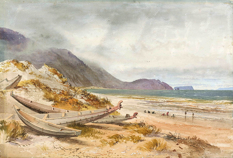 Near Paekakariki, Cook Strait. Nicholas Chevalier