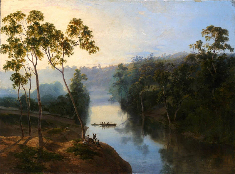 Studley Park at Sunrise. Nicholas Chevalier