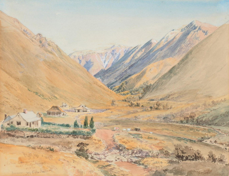 Station Benmore near Porters Pass. Nicholas Chevalier