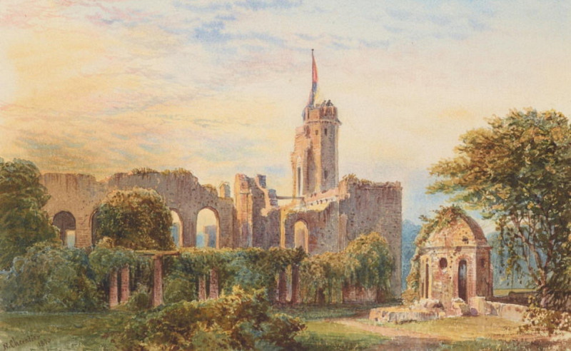 The Residence at Lucknow. Nicholas Chevalier