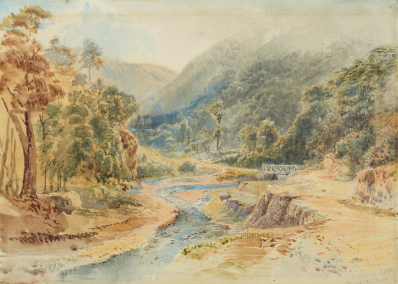 Tarohonga Creek, Rimutaka Road. Nicholas Chevalier