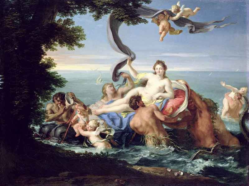 The Triumph of Galatea. Giuseppe Bartolomeo Chiari