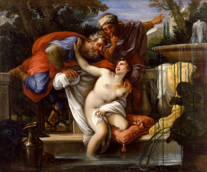 Susannah and the Elders. Giuseppe Bartolomeo Chiari