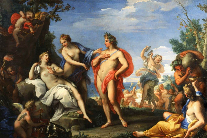 Bacchus and Ariadne. Giuseppe Bartolomeo Chiari