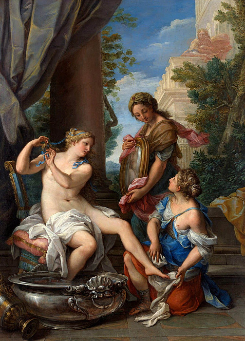Bathsheba at Her Bath. Giuseppe Bartolomeo Chiari