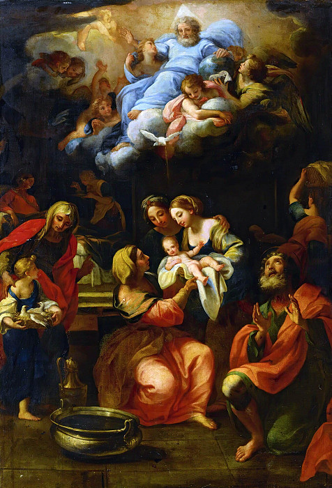 The Birth Of The Virgin. Giuseppe Bartolomeo Chiari
