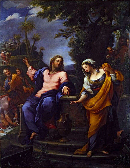 Christ and the Woman of Samaria. Giuseppe Bartolomeo Chiari