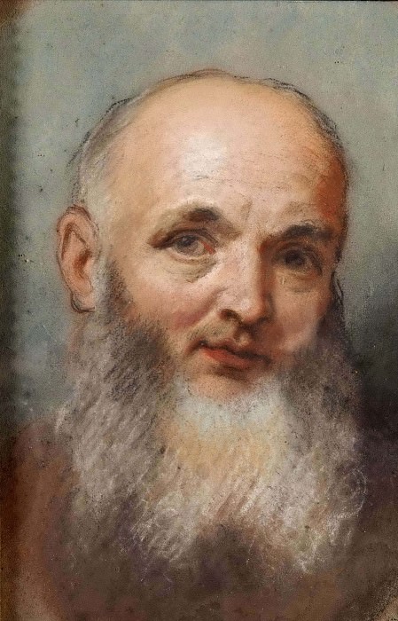 Head of an Old Man. Rosalba Carriera (Attributed)