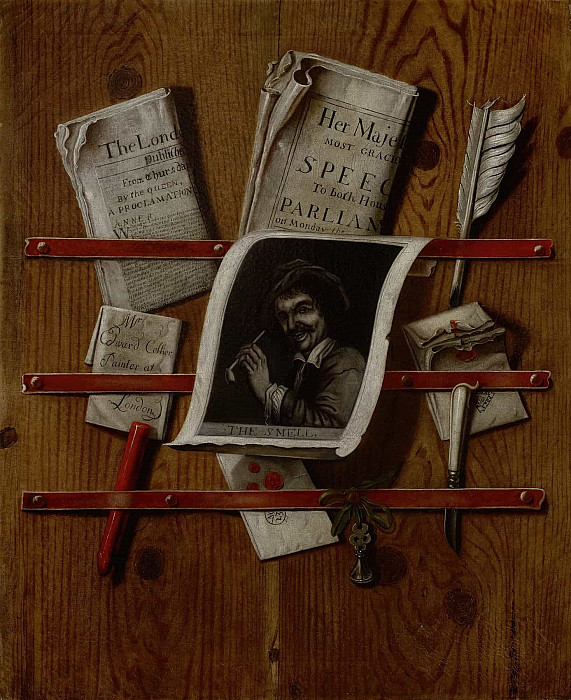 Still Life; The Smell. Evert Collier