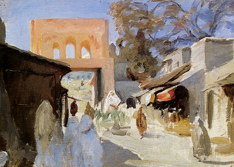 Tangier Entrance to bazaar. Jan Ciaglinskj