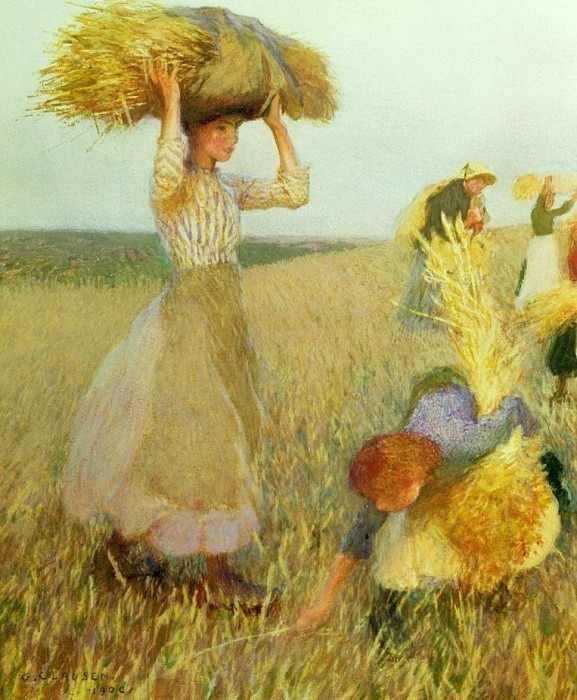 The Gleaners. Sir George Clausen