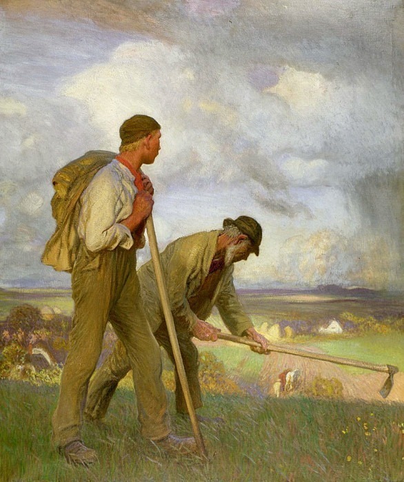 The Boy and the Man. Sir George Clausen