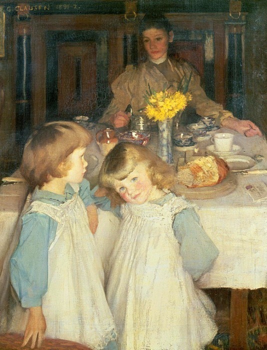 The Breakfast Table. Sir George Clausen