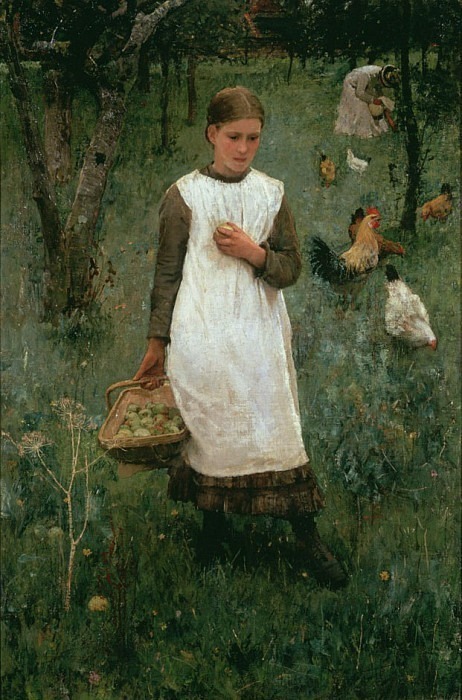 In the Orchard. Sir George Clausen